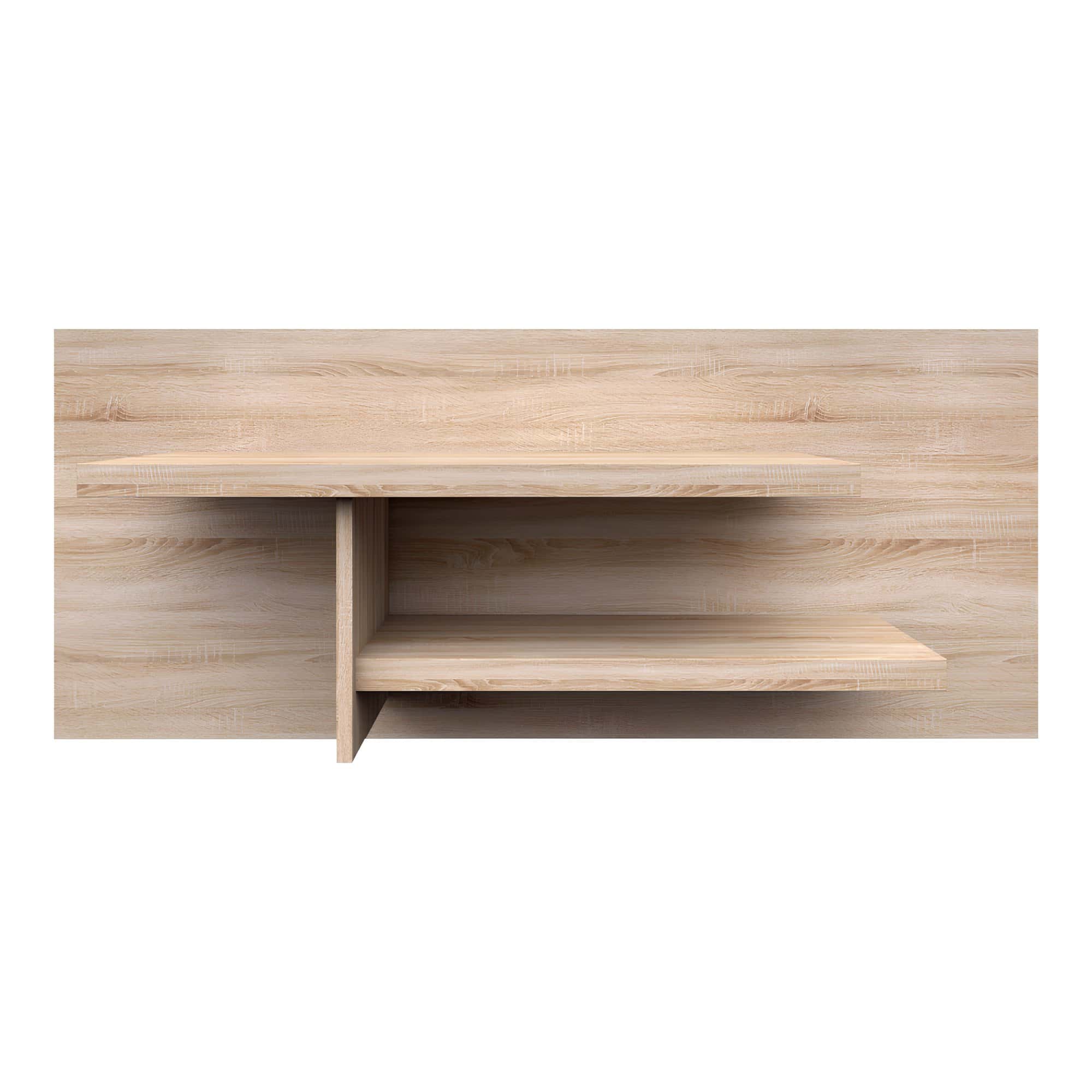 norty-panel-120-18-hl Panou suspendat cu rafturi TYP 18, PAL melaminat, stejar sonoma, NORTY - imagine 1