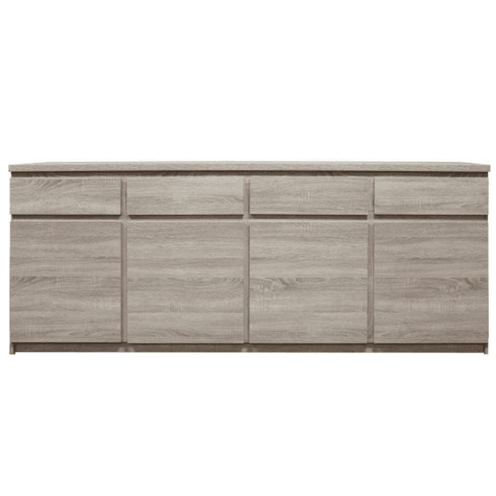 panama-komoda Comoda, typ 11, cu patru uşi, patru sertare, stejar sonoma, PANAMA - imagine 1