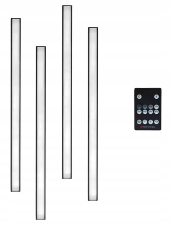 panouri-led-3 Set iluminare led pentru riflaje MDF, varianta II, 2 lampi x 1 metru, 520 lm, 5.6W, telecomanda Mob360 - imagine 1