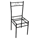 Set de sufragerie 1+4, stejar deschis/negru, PAON - imagine 4