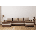 Canapea universală, maro / bej, PAULITA U - imagine 9