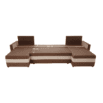 Canapea universală, maro / bej, PAULITA U - imagine 3