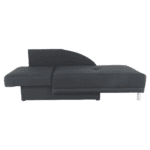 Canapea extensibilă, material textil gri-negru, stânga, LAUREL - imagine 7