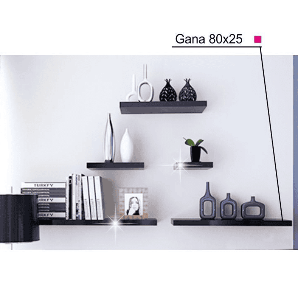 polica-cierna-gana-01 Poliţă, negru lucios, GANA FY 11044-4 - imagine 1