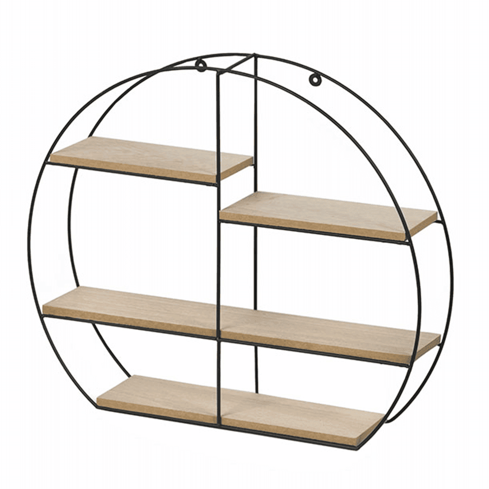 policka-prirodna-cierna-desio-03 Raft, natural/negru, DESIO TIP 2 - imagine 1