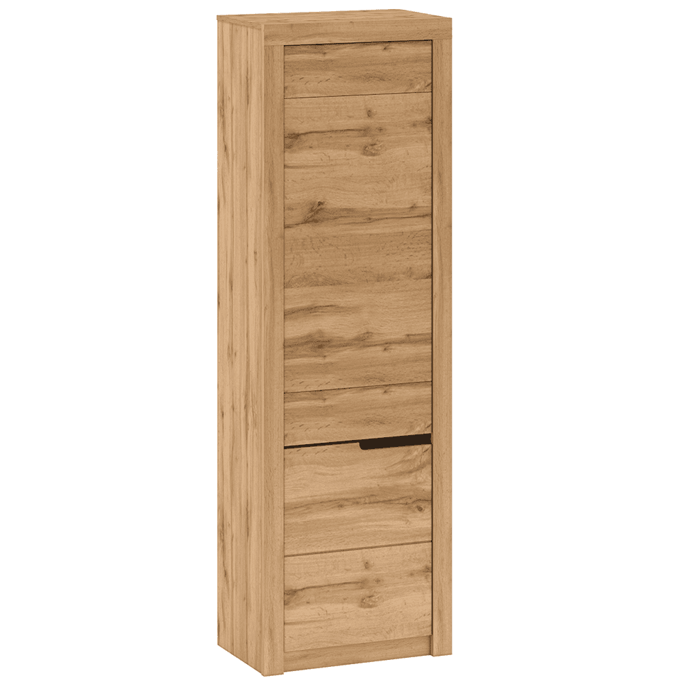 policova-skrina-lava-v1-01 Dulap cu poliţe V1, stejar wotan, stânga, TORONTA - imagine 1