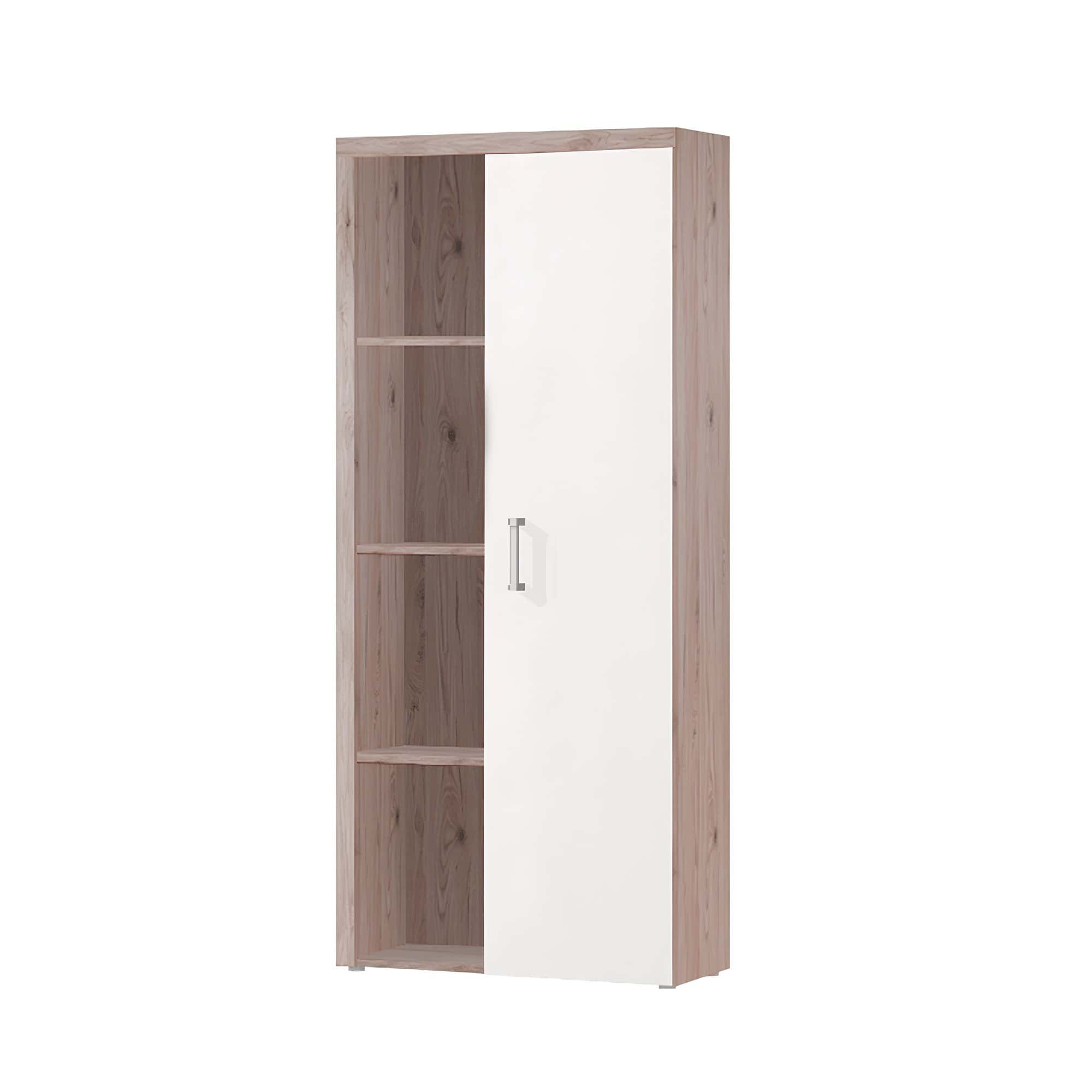 policova-skrina-regal-cream-biela-cheris2-01 Dulap cu poliţe Cheris 2, san marino/crem - imagine 1