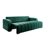 Canapea extensibilă, culoare smarald, PORIMA - imagine 2