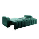 Canapea extensibilă, culoare smarald, PORIMA - imagine 7