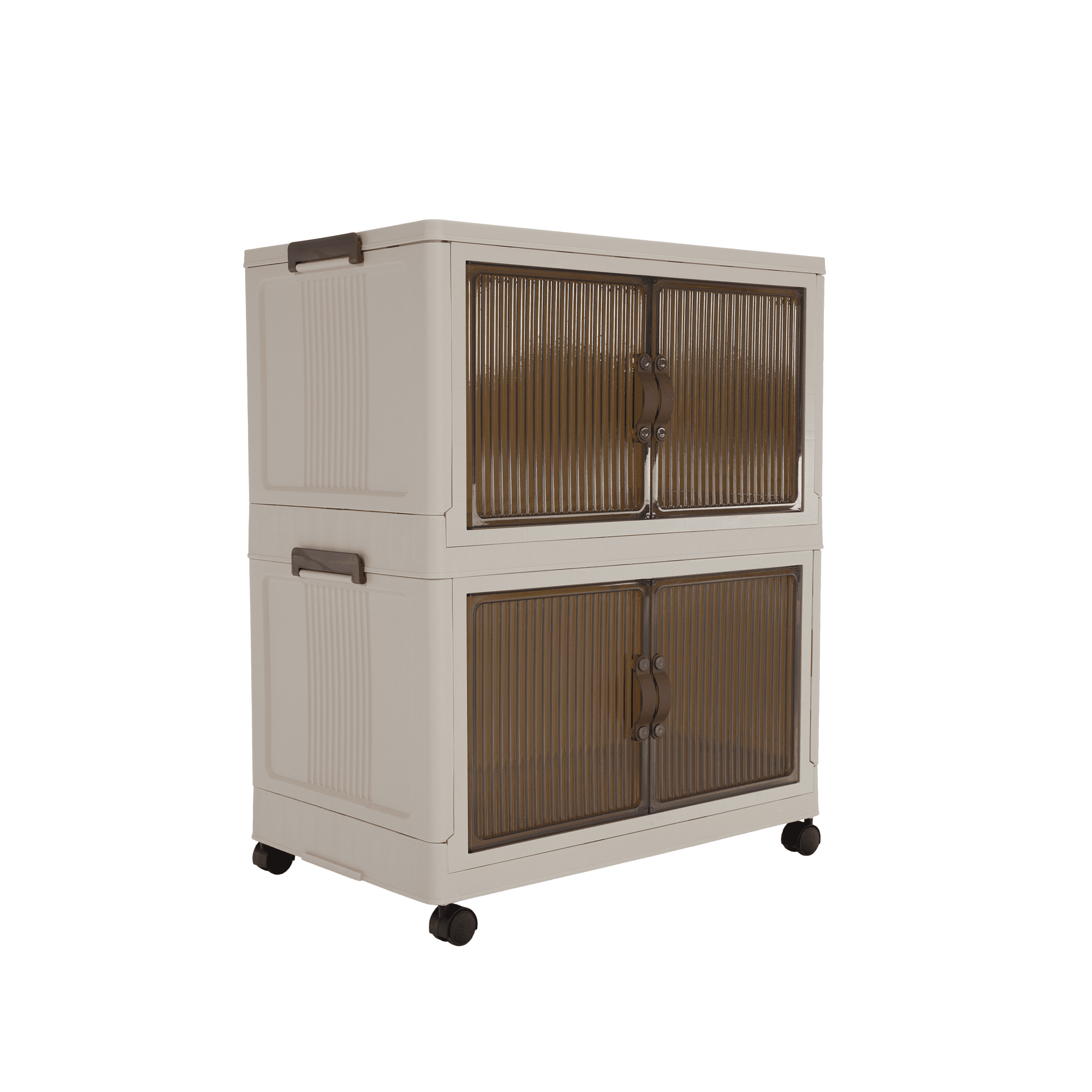 posa-typ1-skrinka-biela-01 Dulap pliabil, alb/maro, plastic, POSA TYP 1 - imagine 1