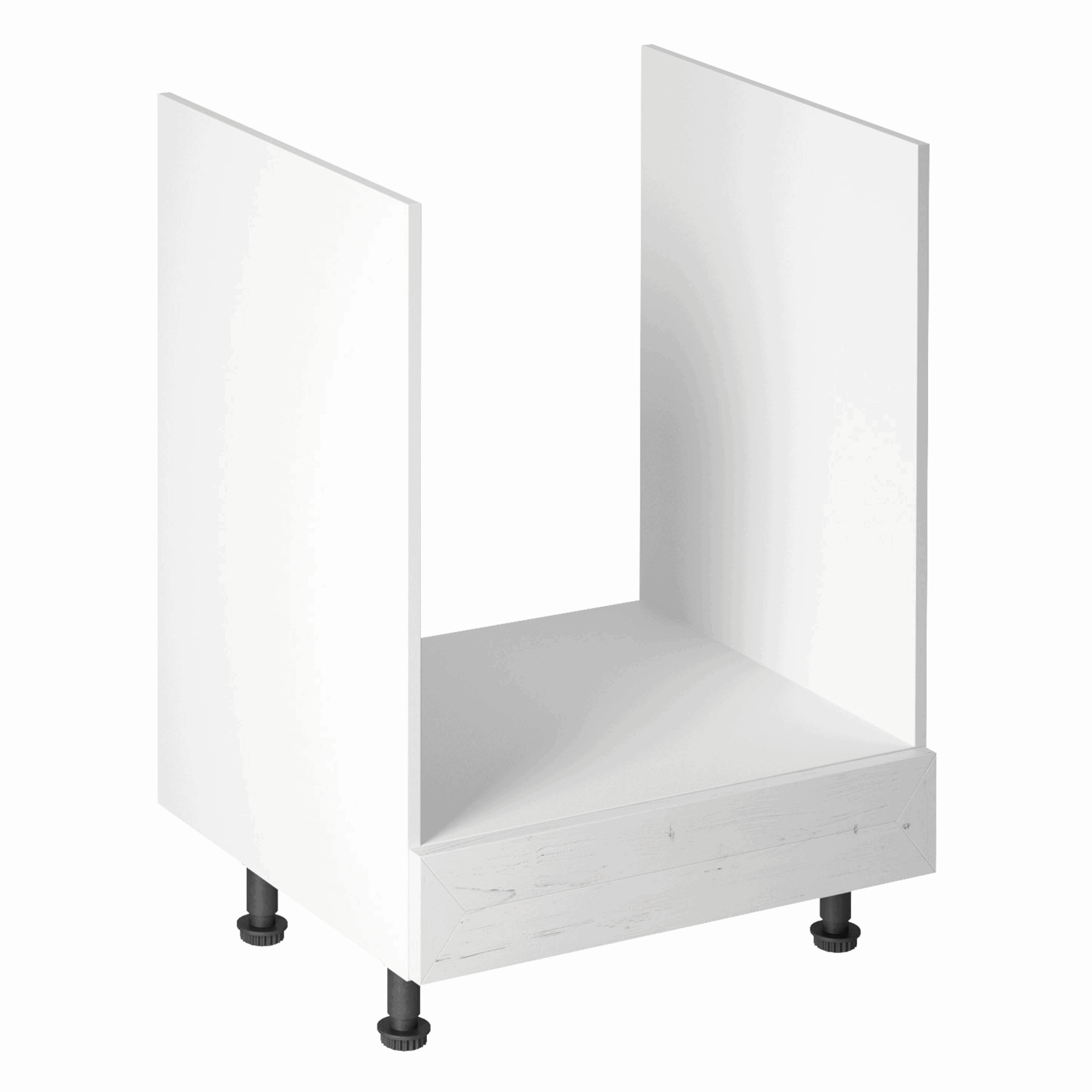 provance-d60zk-min Dulăpior inferior pentru aparate electrocasnice încorporate D60ZK, alb, PROVENCE - imagine 1