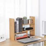 Organizator modular cu 3 forme de depozitare reglabile, din bambus, 65x15x40 cm, maro Mob360 - imagine 8