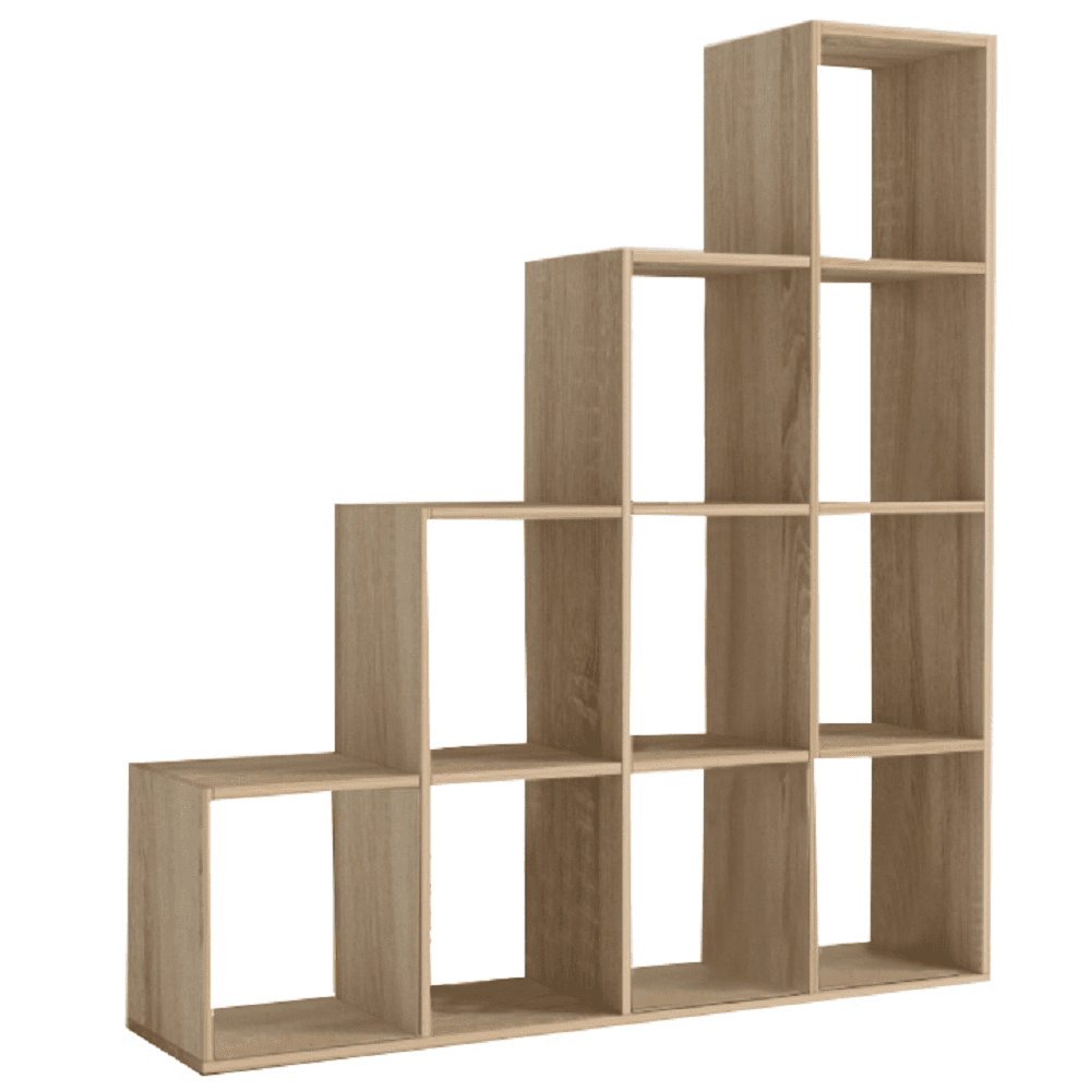 regal-norah Etajeră piramidă, stejar sonoma, PAL melaminat, NORAH - imagine 1