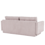 Canapea extensibilă, roz antic textil Queens, AURELIA - imagine 4