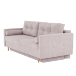 Canapea extensibilă, roz antic textil Queens, AURELIA - imagine 5