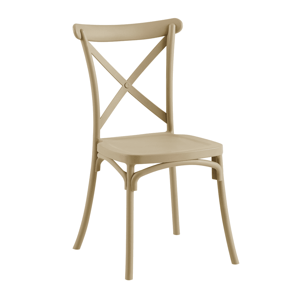 savita-stolicka-sivohneda-f-01 Scaun, pliabil, gri-maro, SAVITA - imagine 1