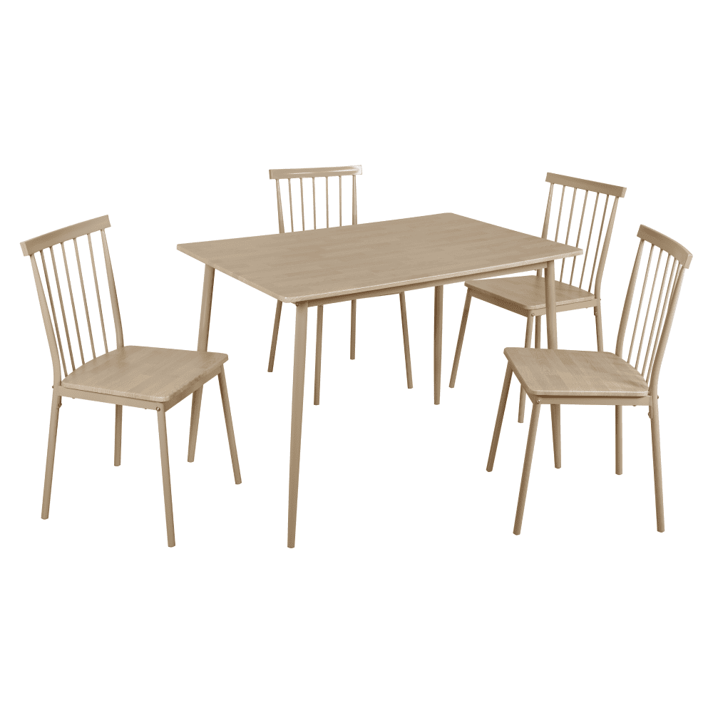 sendo-jedalensky-set-01 Set de sufragerie 1+4, fag natural, SENDO - imagine 1