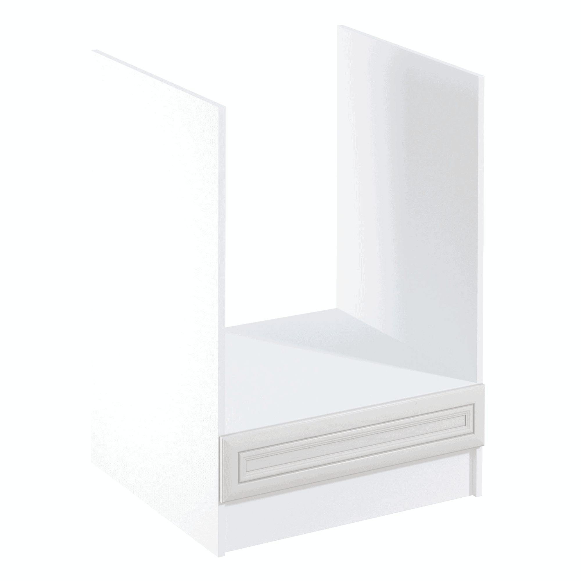 sicilia-d60zk Dulap inferior D60ZK pentru electrocasnice încorporate, alb/pin Andersen, SICILIA - imagine 1