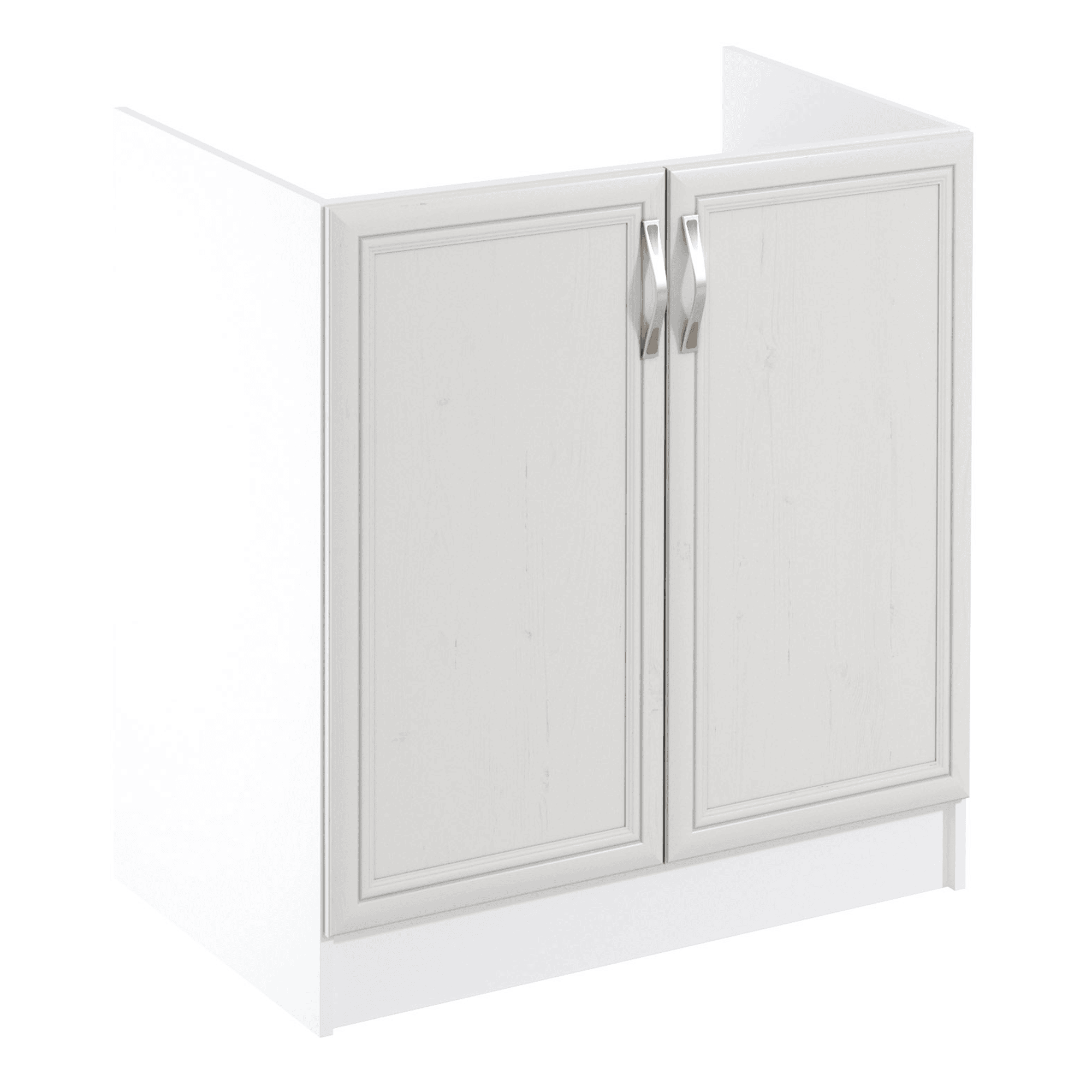 sicilia-d80z Mască chiuvetă D80Z cu 2 uşi, alb/pin Andersen, SICILIA - imagine 1