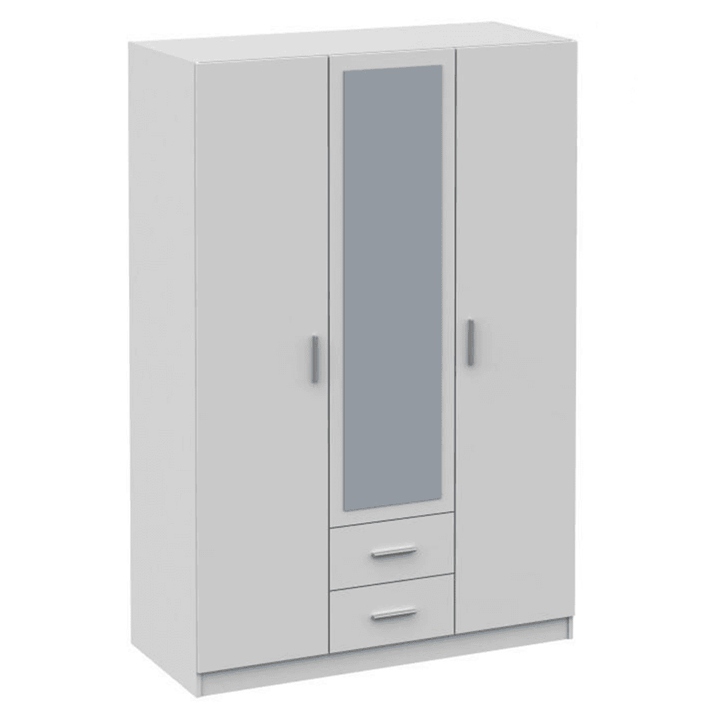 skrina-biela-invinta-typ-2-hlavna Dulap, pal melaminat, alb, INVITA Tip 2 - imagine 1