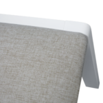 Set de sufragerie 1+4, alb/gri bej, SOMIN - imagine 9