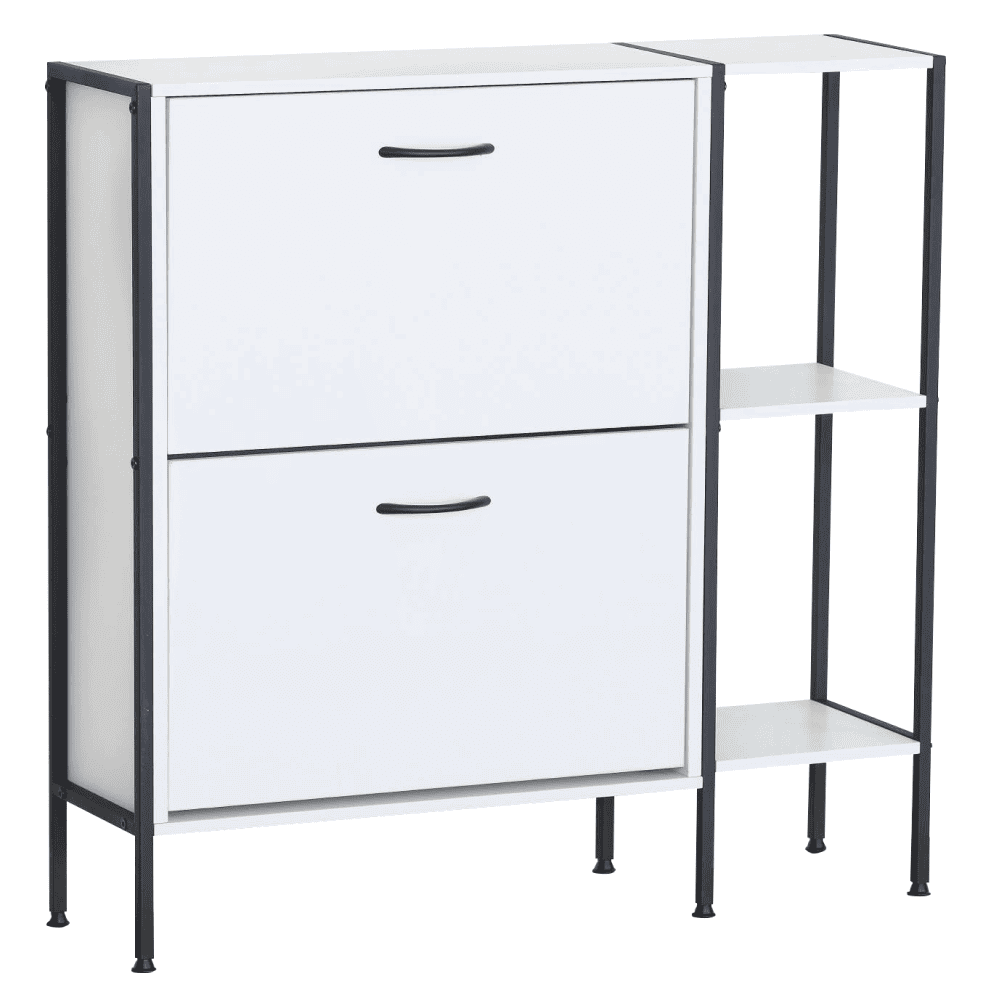 sovio-botnik-biela-01-dod Dulap pantofi, alb, SOVIO - imagine 1