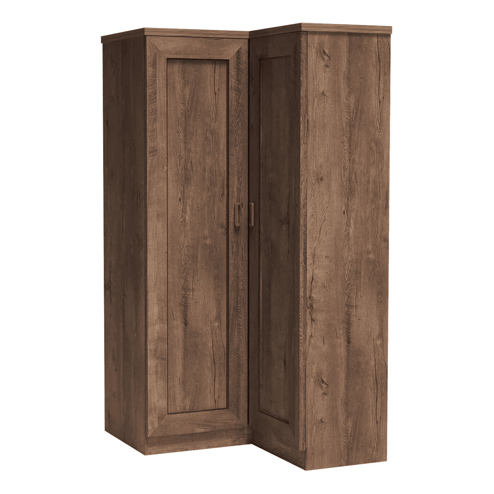 t25-min Dulap şifonier cu rafturi de colţ, partea stângă, stejar lefkas, TEDY Typ T25 - imagine 1