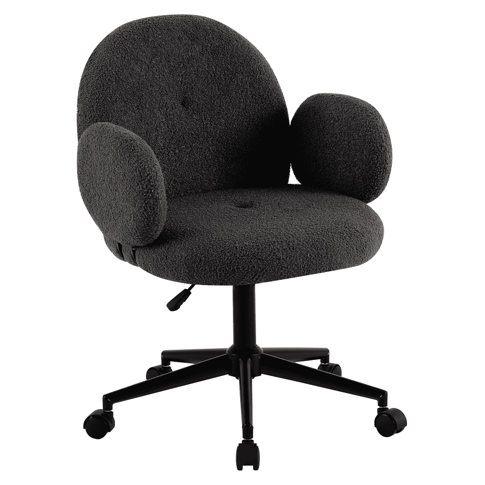 turio-kanc-kreslo-siva-hl Scaun de birou, gri/negru, TURIO - imagine 1