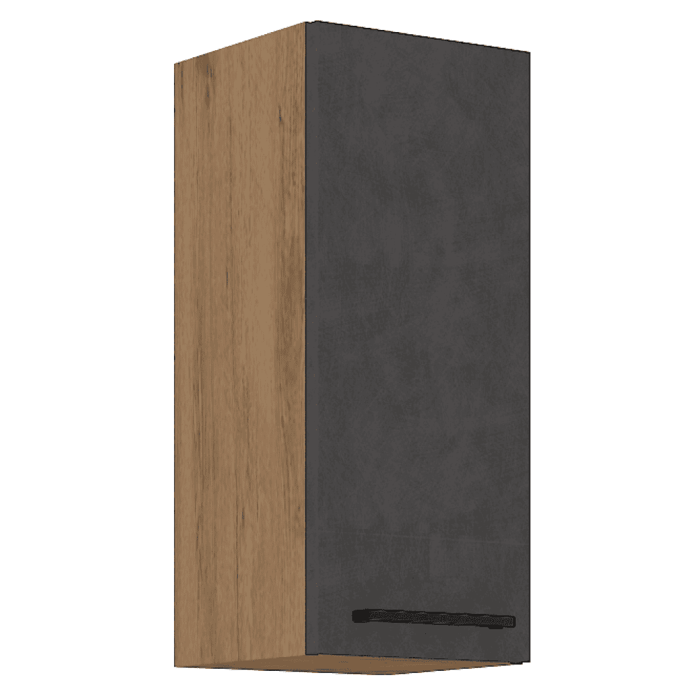 vega-30-F72-1f-dod Dulap superior, gri mat/stejar lancelot, VEGA 30 G-72 1F - imagine 1