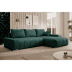 Set canapea universală, smarald, VEZAN ROH - imagine 5