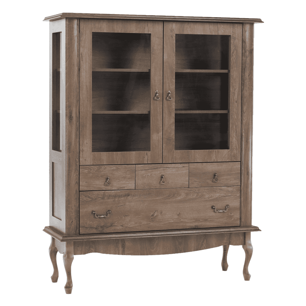 vitrins-da5-hlavna-oprava Vitrină DA5, stejar lefkas, VILAR - imagine 1