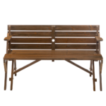 Masă de grădină/bancă, 2în1, maro, ZAGIR - imagine 9