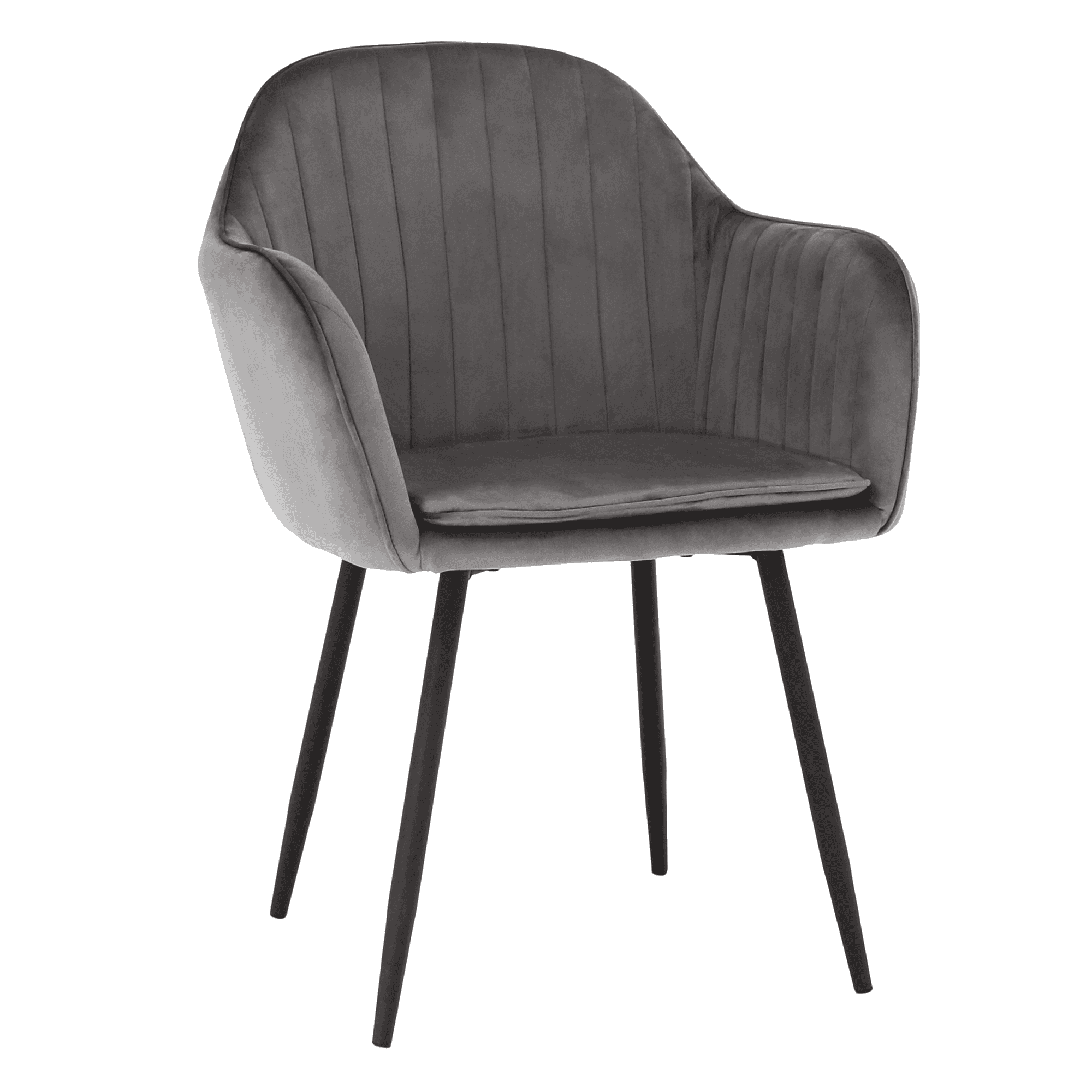 zirkon-01 Fotoliu de design, ţesătură catifea gri, ZIRKON - imagine 1