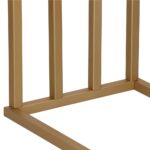 Suport metalic de baie pentru prosoape, cu 4 standuri, 96 cm, auriu mat Mob360 - imagine 2