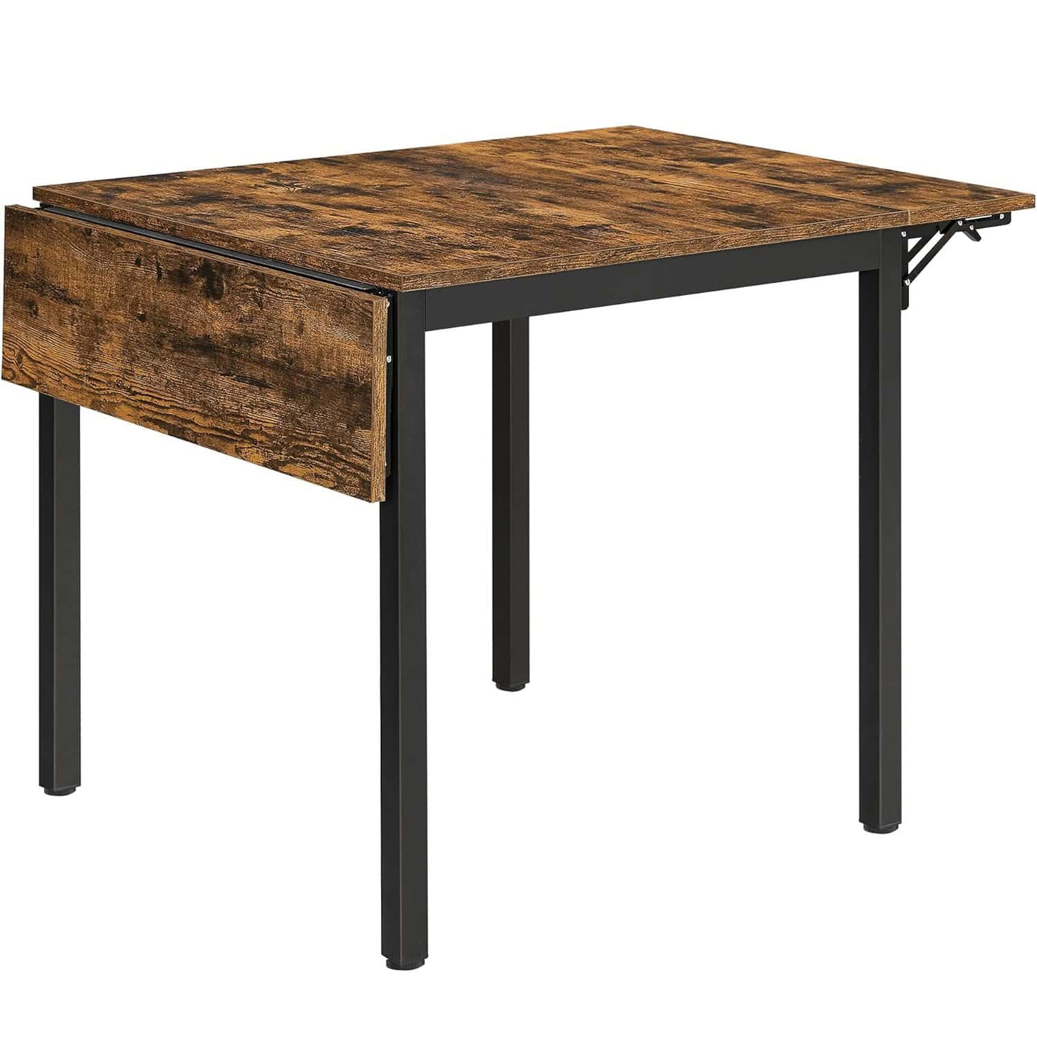 01-175 VASAGLE Masa de bucatarie sau living, extensibila, pentru spatii mici, stil industrial, 75x78x85/120cm, maro Mob360 - imagine 1