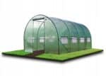 Folie pentru sera de gradina, 6x3 m, material PE 140 g/m, rezistenta la UV4, verde transparent Mob360 - imagine 2