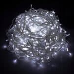 Ghirlanda luminoasa tip perdea 300 LED-uri, 12m, pentru interior/exterior, iluminare alba Mob360 - imagine 2