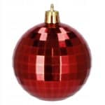 Set globuri si decoratiuni de Craciun, 51 piese, diverse dimensiuni, rosu Mob360 - imagine 2