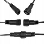 Instalatie lumini pentru bradul de Craciun, 41,5 metri, 500 LED-uri cu flash, galben Mob360 - imagine 8