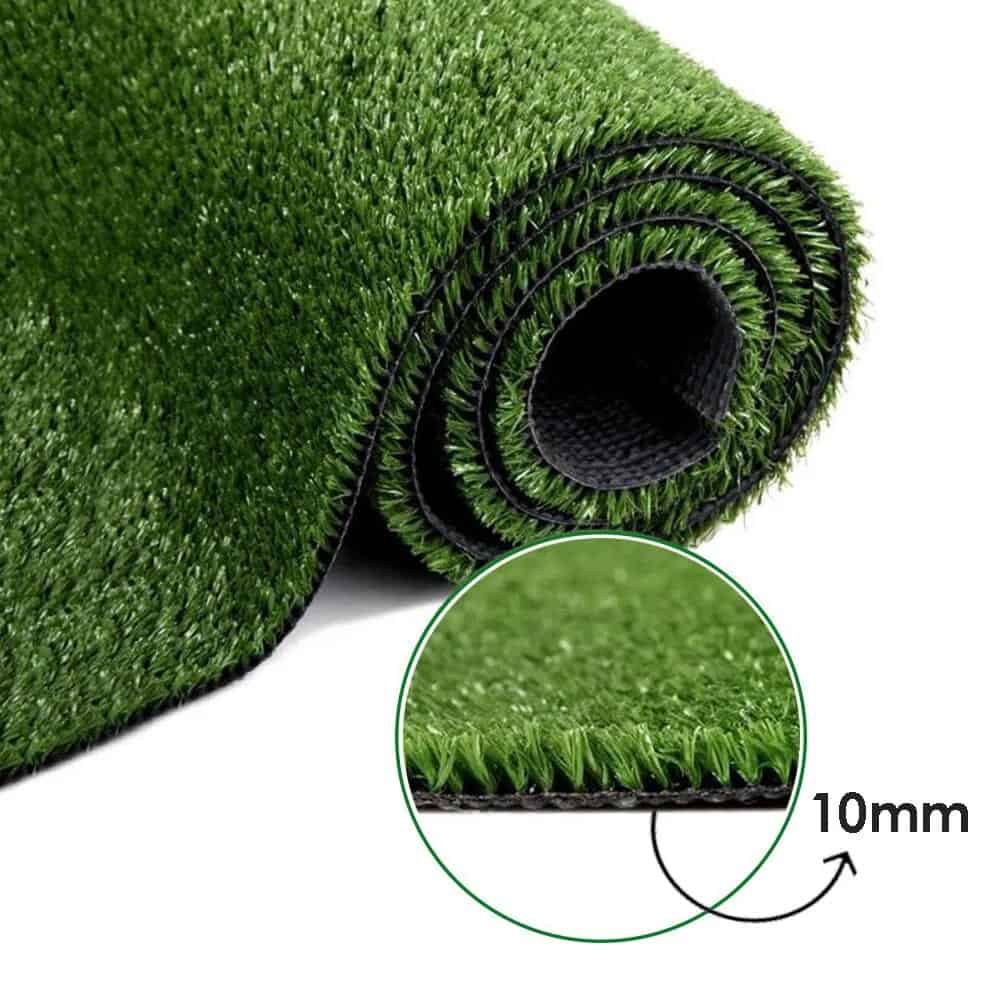1234 Covor Iarba Artificiala, Tip Gazon, Verde, 10 mm, 5 mp, 100×500 cm Mob360 - imagine 1