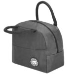 Geanta frigorifica cu izolatie termica pentru mancare, 21x10x23cm, gri Mob360 - imagine 5