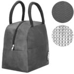 Geanta frigorifica cu izolatie termica pentru mancare, 21x10x23cm, gri Mob360 - imagine 6