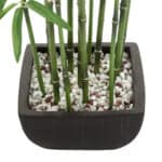 Planta artificiala Atmosphera bambus cu ghiveci ceramic, 180 cm, verde Mob360 - imagine 3