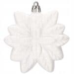 Set globuri si decoratiuni de Craciun, 72 piese, diverse dimensiuni, alb Mob360 - imagine 3