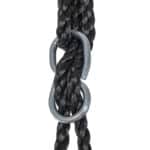 Leagan tip cuib G-Line, 100cm, inaltime reglabila, 150 kg, Portocaliu Negru Mob360 - imagine 4