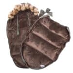 Sac iarna de bebelusi pentru carucior, marime universala, 90x45cm, gri Mob360 - imagine 2