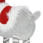 Figurina Craciun, Ren, picioare telescopice, iluminare LED, inaltime reglabila 64-85cm Mob360 - imagine 4