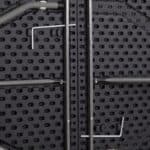 Masa dreptunghiulara pliabila multifunctionala, 1.8 m x 0.75 m x 0.75 m, neagra Mob360 - imagine 5