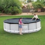 Prelata Bestway pentru piscina cu cadru metalic rotunda, 305cm Mob360 - imagine 4