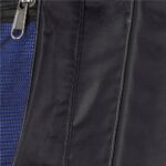 Geanta portbagaj bicicleta dubla, buzunare laterale, 32x30x28cm, negru albastru reflectorizant, 15 litri Mob360 - imagine 3